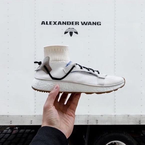 ADIDAS x ALEXANDER WANG | Streetwear AW Run 'Solid in Blue and White | Size US 7 - Picture 1 of 14